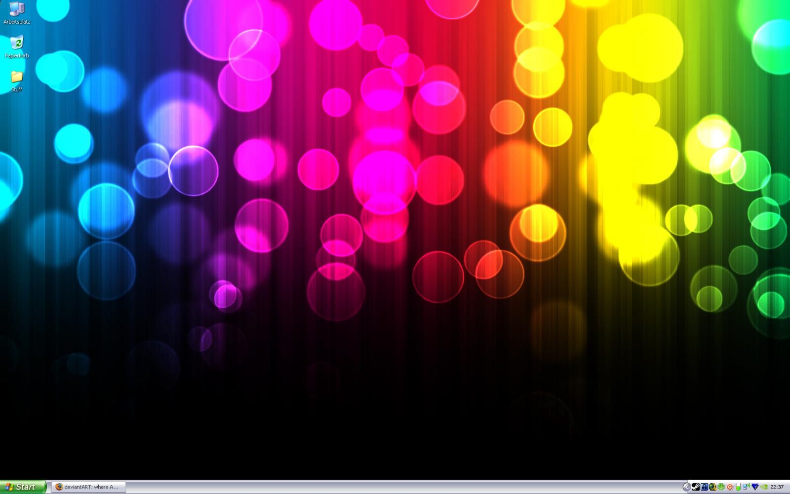 Bokeh, Regenbogenfarben, Lichtpunkte, Abstrakt, Schwarzer Hintergrund, HD Wallpaper
