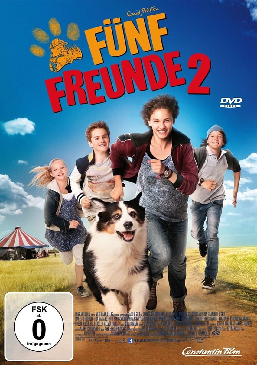 Fünf Freunde 2, Fünf Freunde, Filmplakat, Kinderfilm, Hund, DVD-Cover, HD, Tablet-Hintergrund