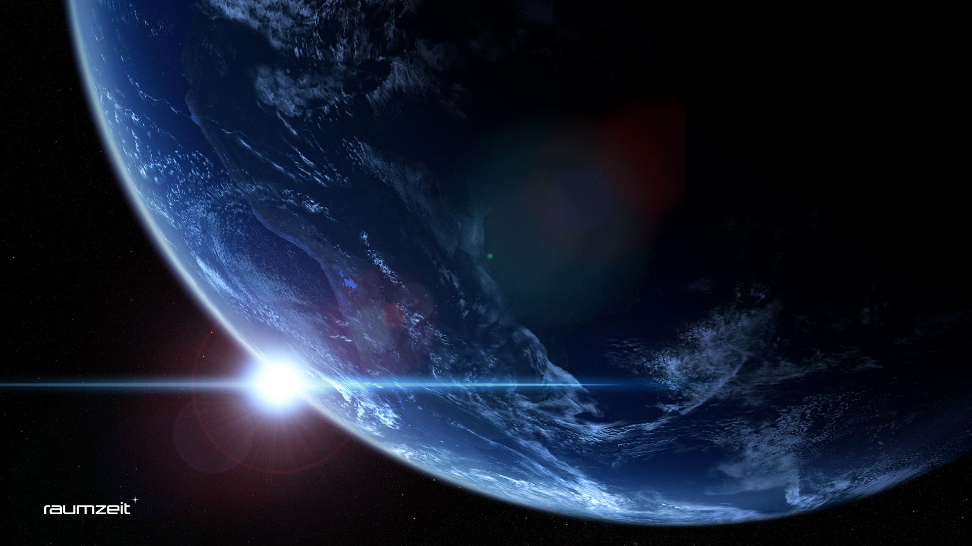 Erde, Planet, Weltraum, Sonnenaufgang, Blau, Full HD 1080p, Desktop-Hintergrundbild