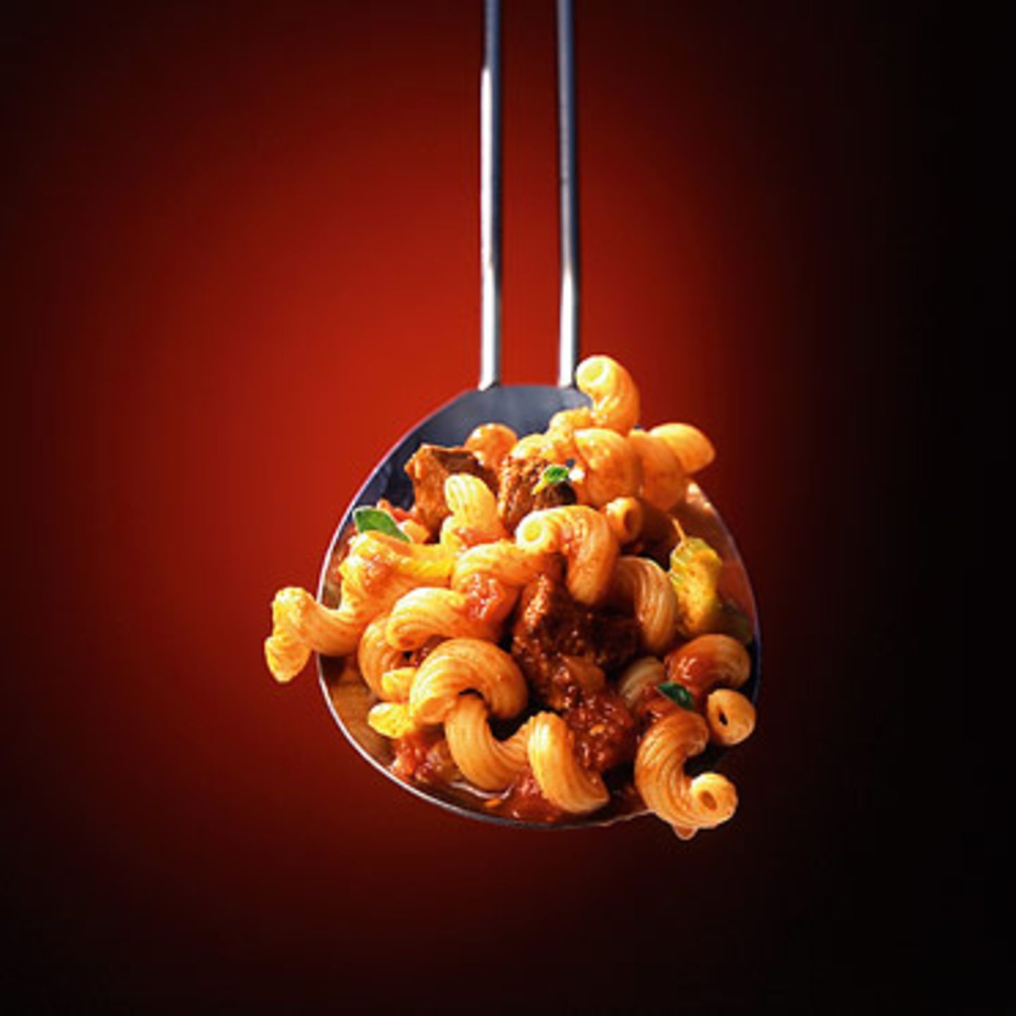 Cavatappi, Löffel, Tomatensoße, Rot, Dunkel, HD, Hintergrundbild fürs Tablet