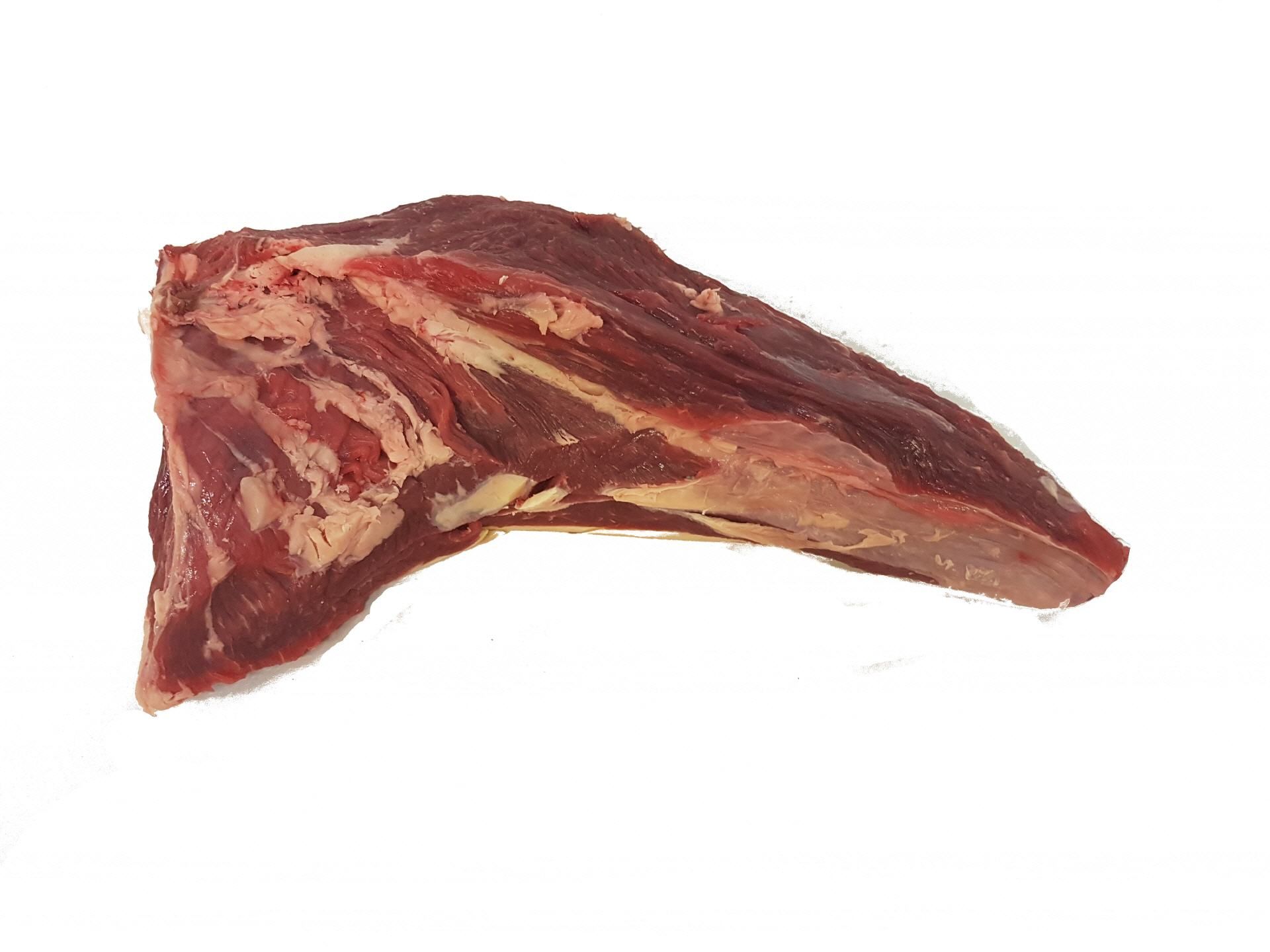 Rinderbrust, Rohes Rindfleisch, Weißer Hintergrund, Fleischstück, Full HD Wallpaper