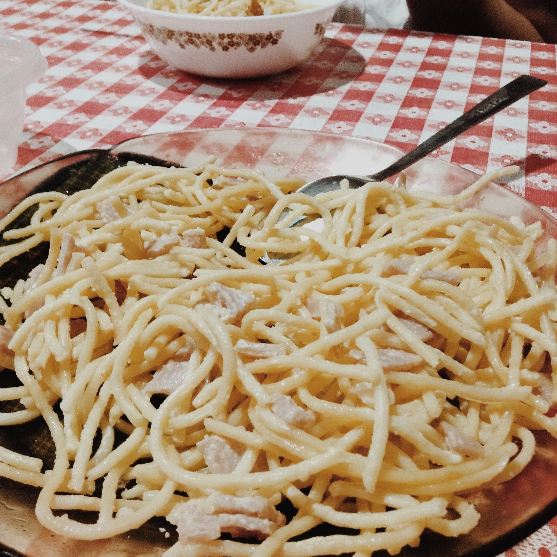 Pici, Frische Pasta, Tischdecke, Kariert, Full HD, Hintergrundbild fürs Tablet