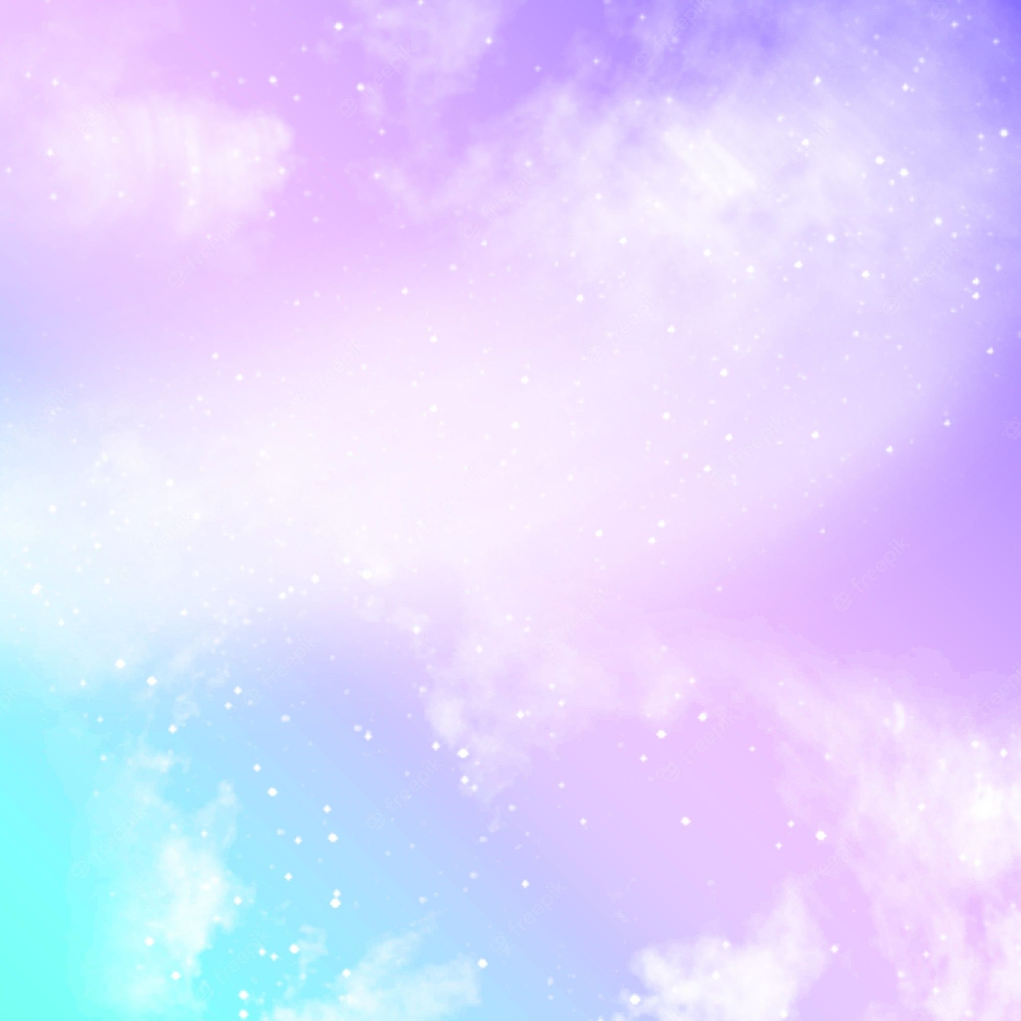 Pastellwolken, Lila, Türkis, Verträumt, Nebel, Full HD, Hintergrundbild fürs Tablet