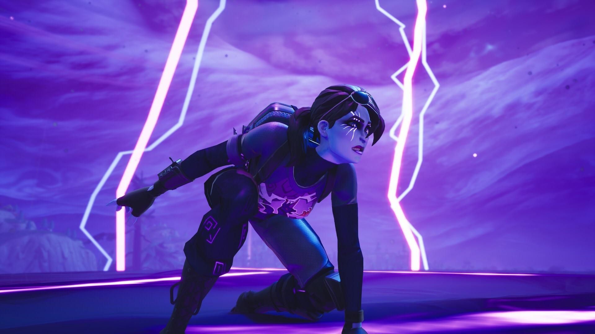 Fortnite, Skin, Blitz, Lila, Sturm, Full HD 1080p, Desktop-Hintergrundbild