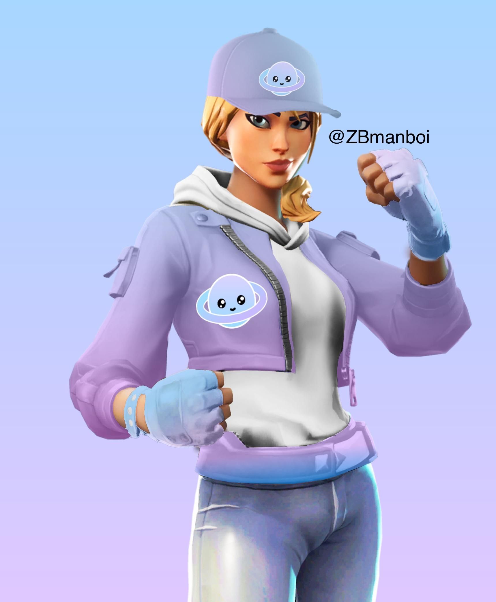 Fortnite, Skin, Hoodie, Mütze, Pastellfarben, QHD+, Hintergrundbild fürs Tablet
