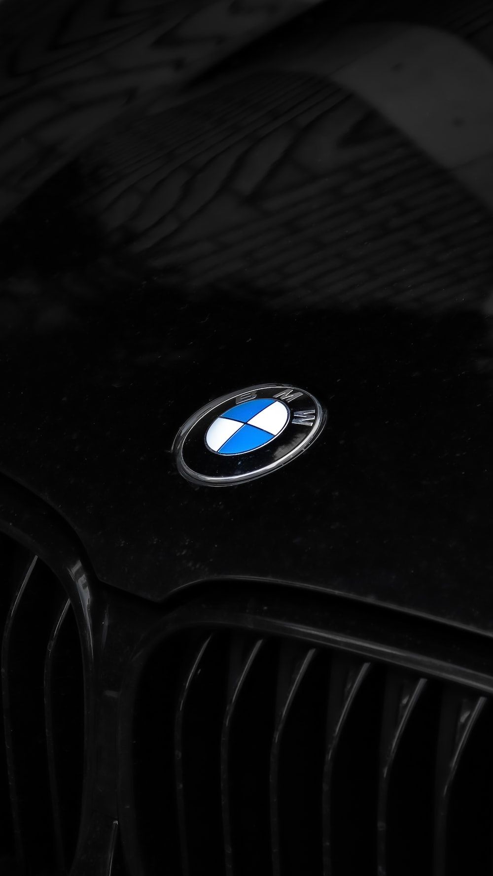 BMW-Logo, Emblem, Nierengrill, Schwarz, Dunkel, HD, Sperrbildschirm fürs iPhone
