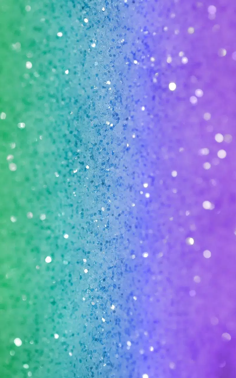 Glitzer, Farbverlauf, Grün und Lila, Funkeln, Hintergrundbild für iPhone und Android