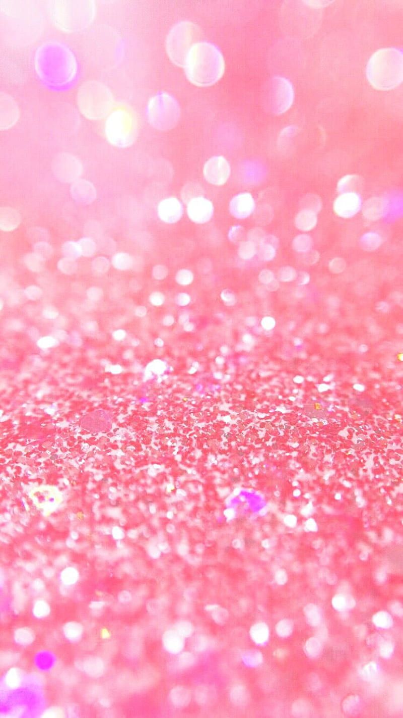 Rosa Glitzer, Farbverlauf, Funkeln, Pastellrosa, Hochformat, Hintergrundbild fürs Smartphone
