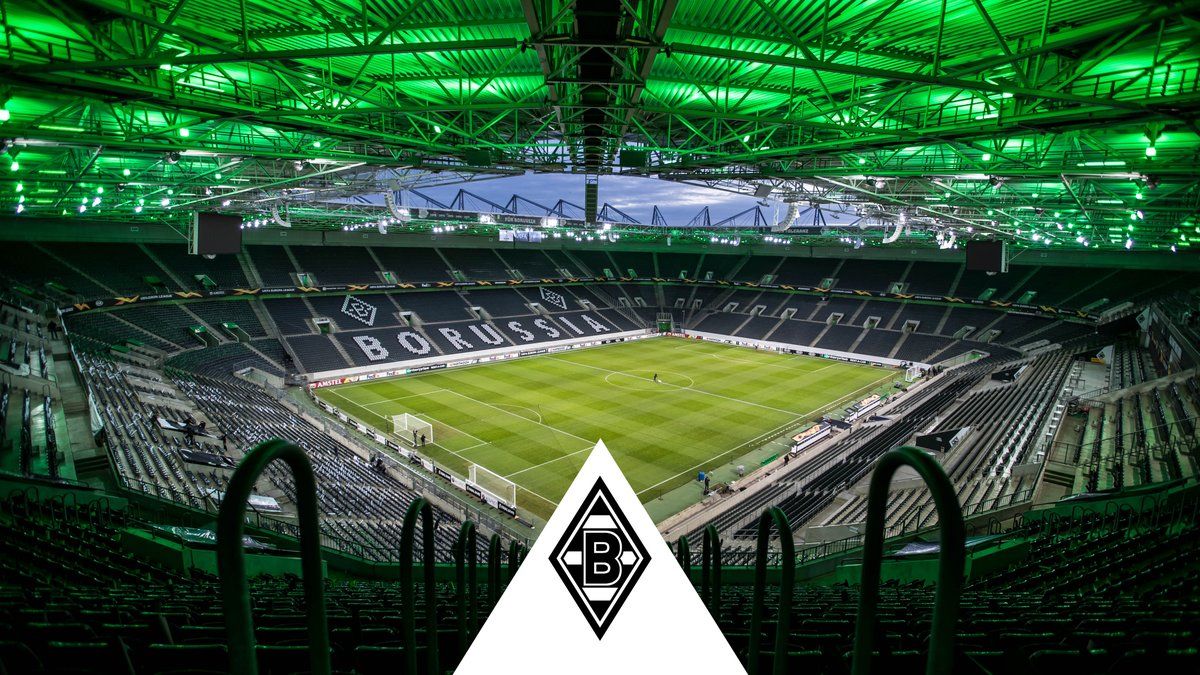 Borussia-Park, Borussia Mönchengladbach, Stadion, Logo, Tribüne, Hintergrundbild
