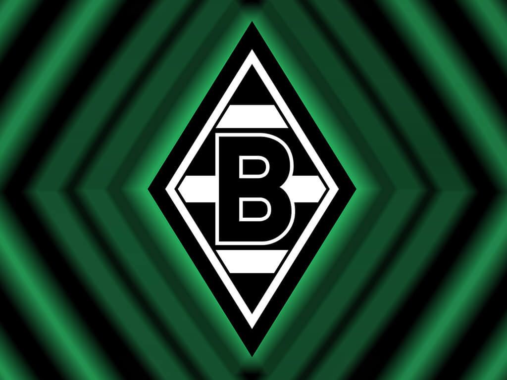 Borussia Mönchengladbach, Wappen, Grüne Rauten, Geometrisch, Hintergrundbild fürs iPad