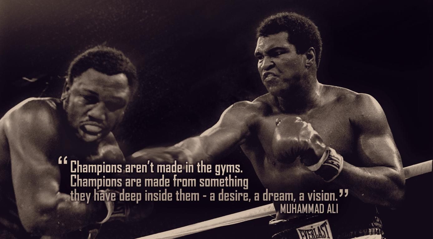 Muhammad Ali, Joe Frazier, Zitat, Boxkampf, HD, Hintergrundbild für den PC