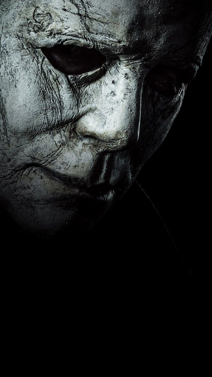 Michael Myers, Halloween, Maske, Dunkel, Horrorfilm, HD, Handy-Hintergrund im Hochformat