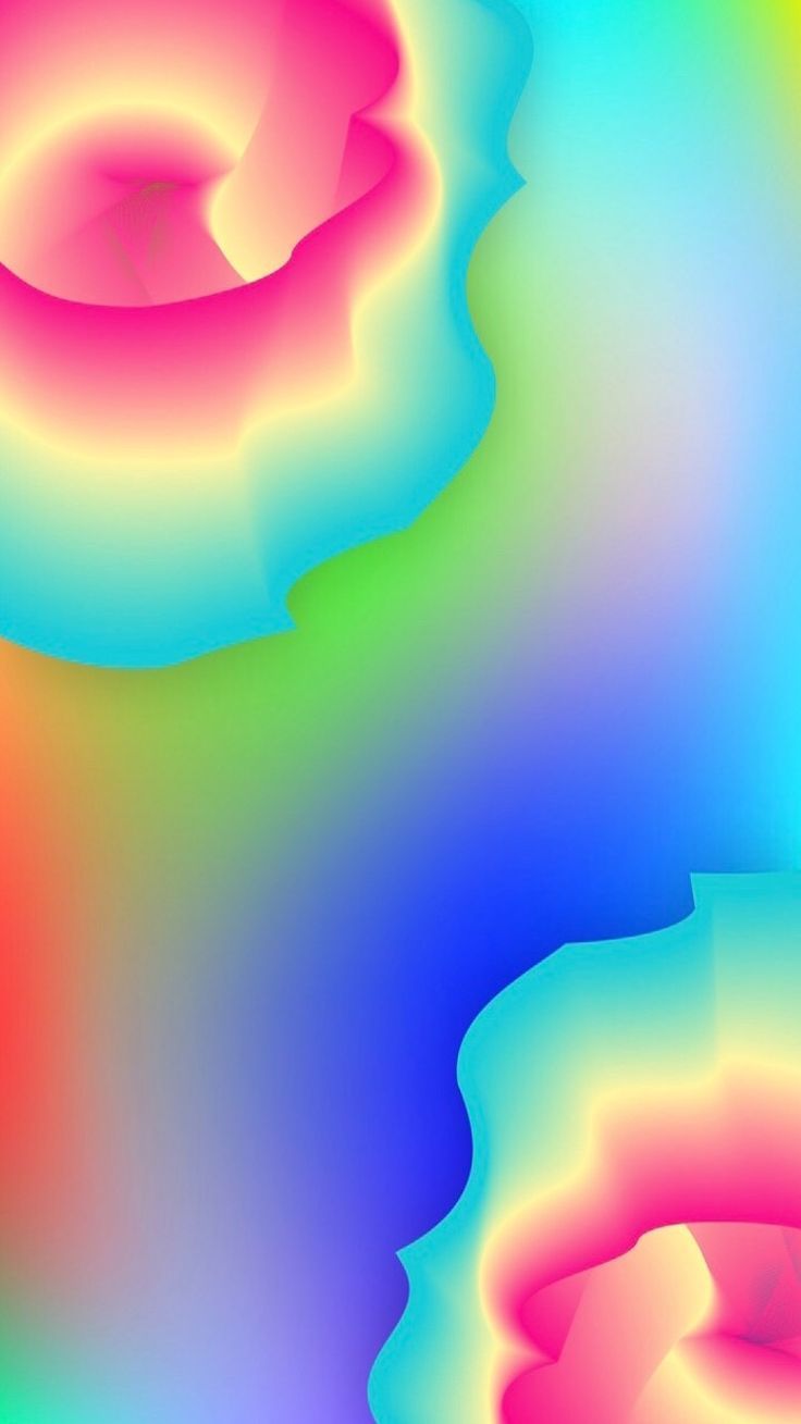 Holografisch, Pastellfarben, Flüssige Formen, Pink, Türkis, HD, Handy-Hintergrundbild