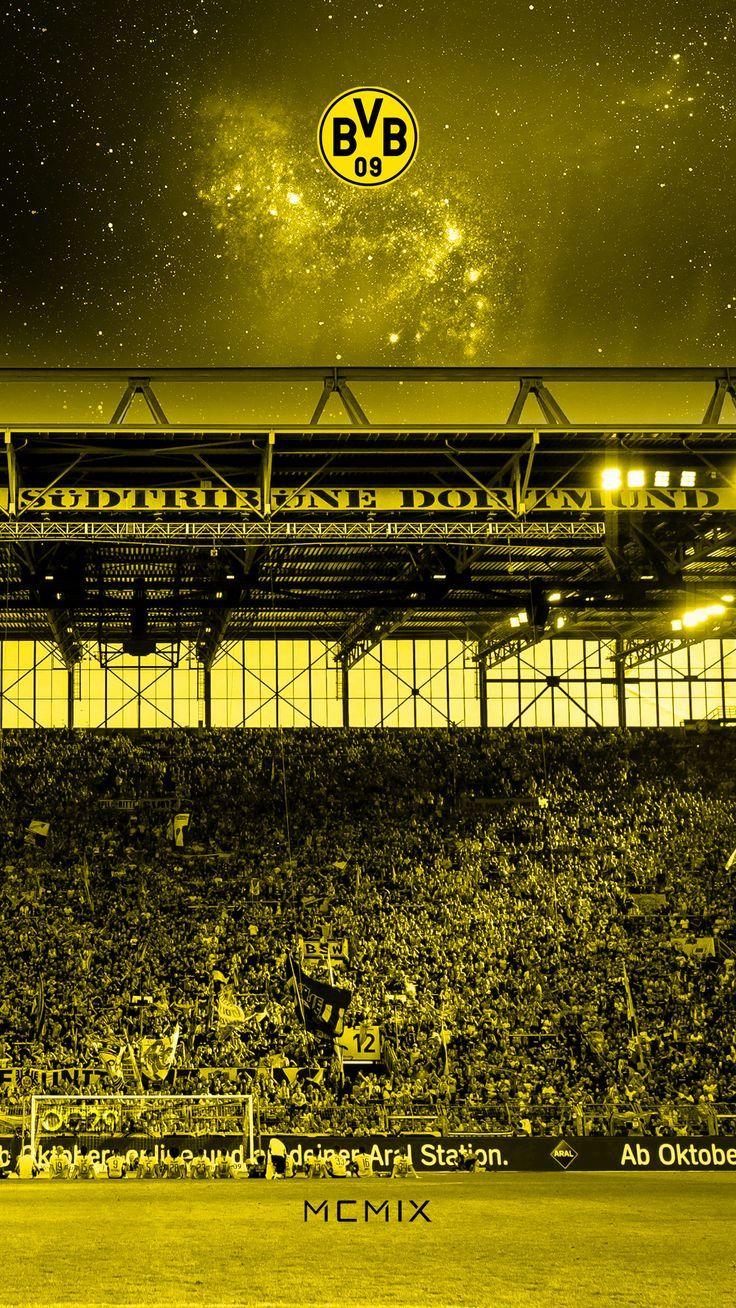 Signal Iduna Park, Gelbe Wand, Südtribüne, Fans, Stadion, Android-Hintergrundbild