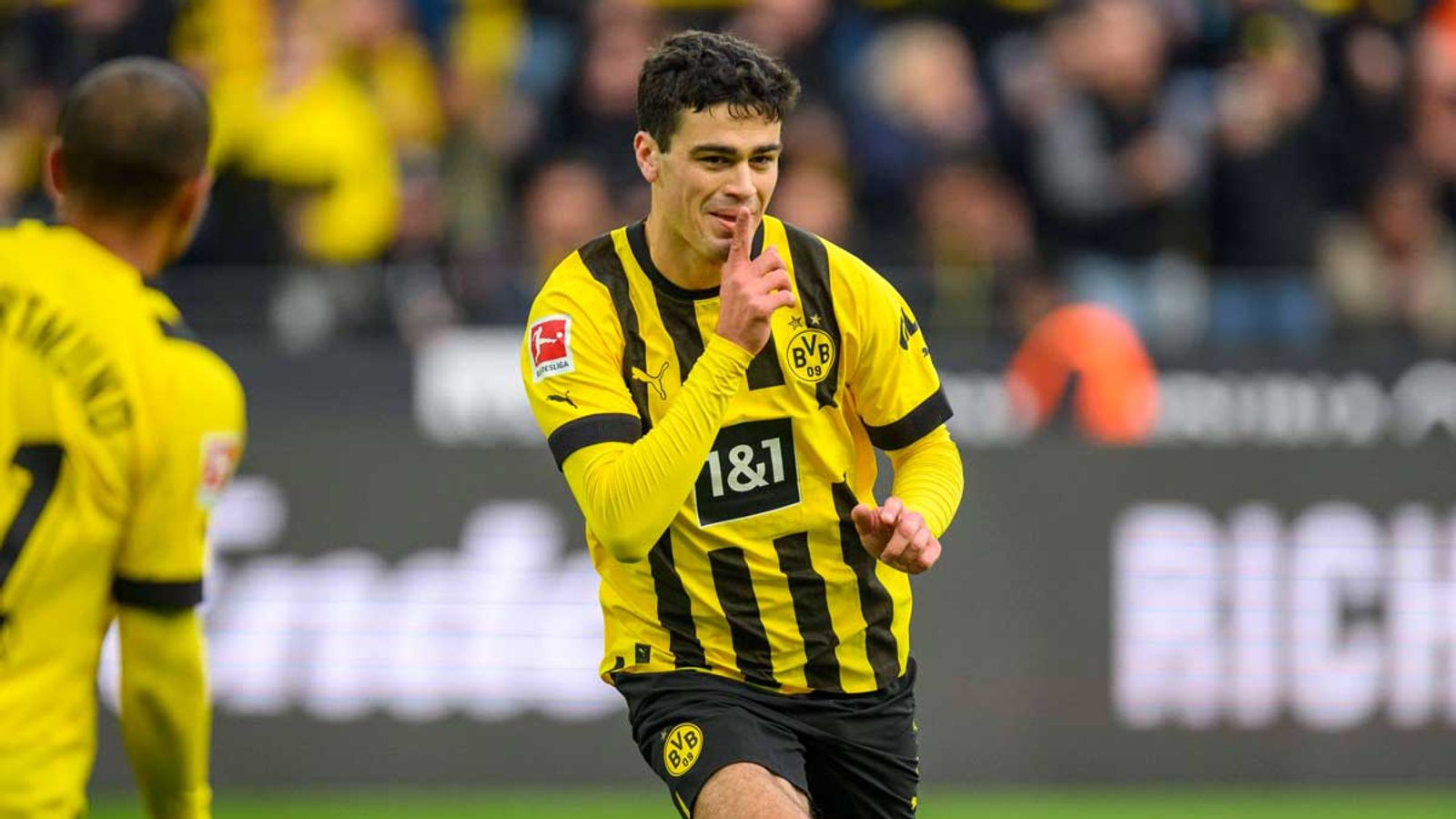 Giovanni Reyna, Borussia Dortmund, Torjubel, Trikot, Stadion, HD, PC-Hintergrundbild