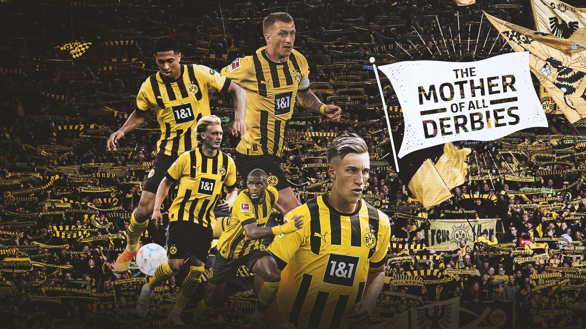 Revierderby, The Mother of All Derbies, Borussia Dortmund, Mannschaft, Fans, Full-HD-Hintergrundbild