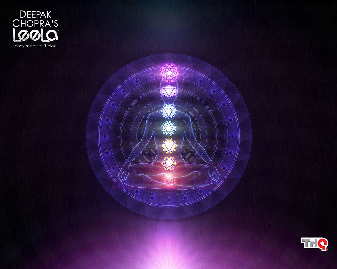 Deepak Chopra's Leela, Meditation, Chakren, Videospiel, Lila Licht, HD, Windows-Hintergrundbild