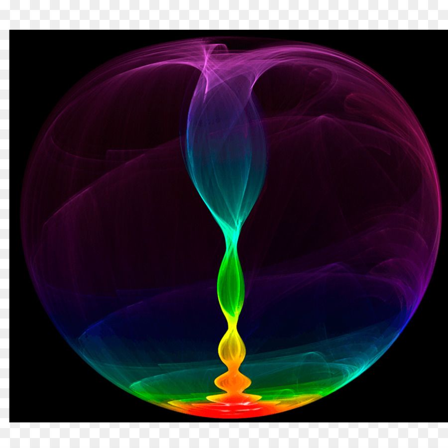 Kundalini, Energiekugel, Flamme, Regenbogenfarben, Schwarzer Hintergrund, Wallpaper