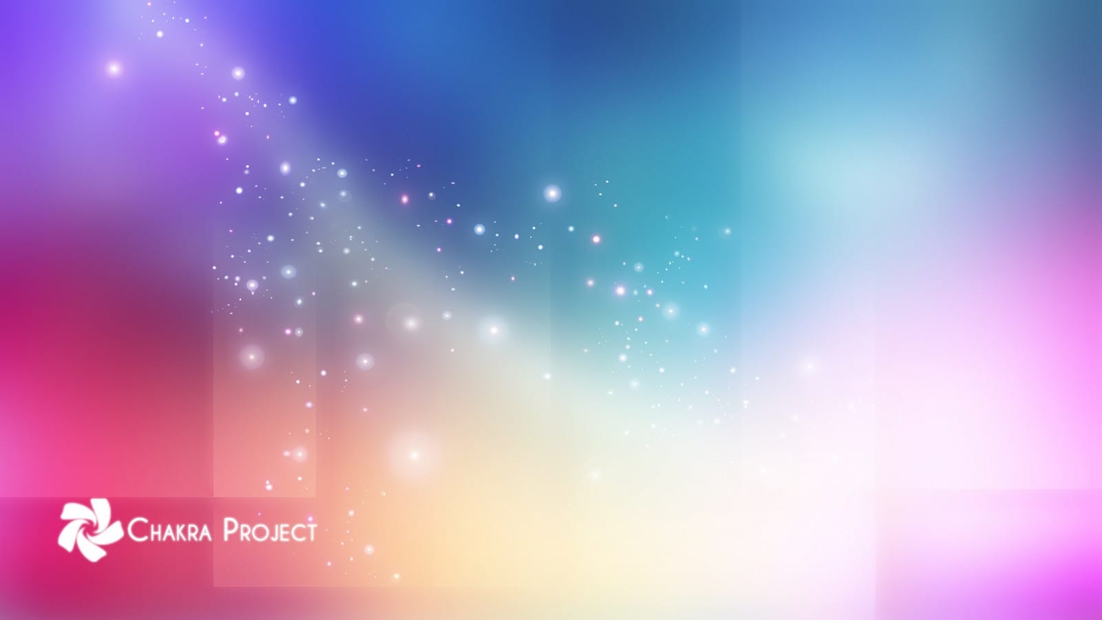 Chakra Project, Farbverlauf, Lichtpunkte, Pastelltöne, Abstrakt, HD-Hintergrundbild für PC