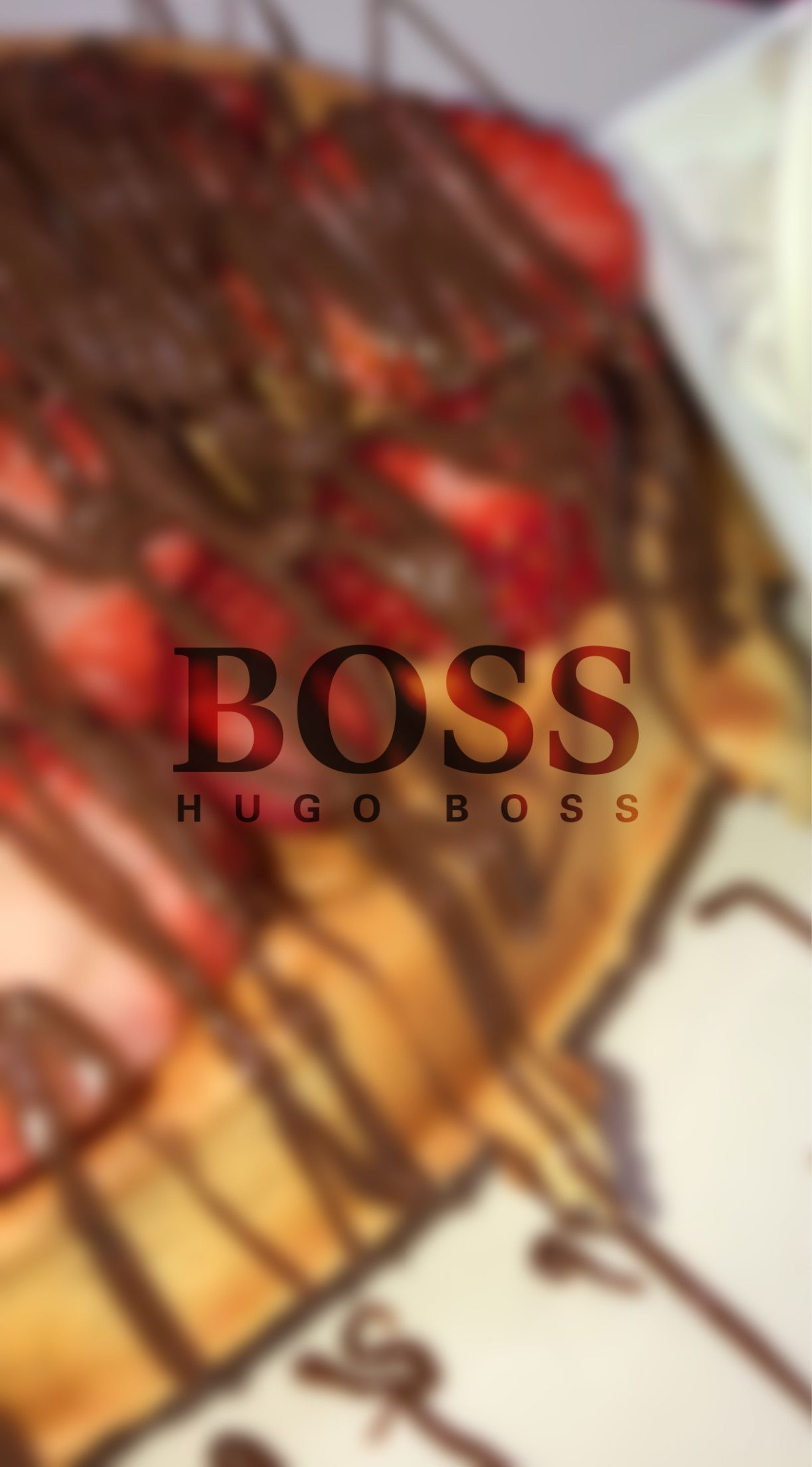 Hugo Boss, BOSS-Logo, Rot, Unscharf, Abstrakt, Hochformat, Hintergrundbild fürs Smartphone