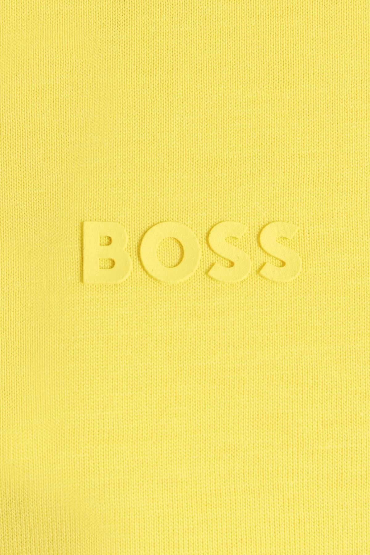 Hugo Boss, BOSS-Logo, Gelb, Prägung, Minimalistisch, Full HD, Sperrbildschirm fürs iPhone