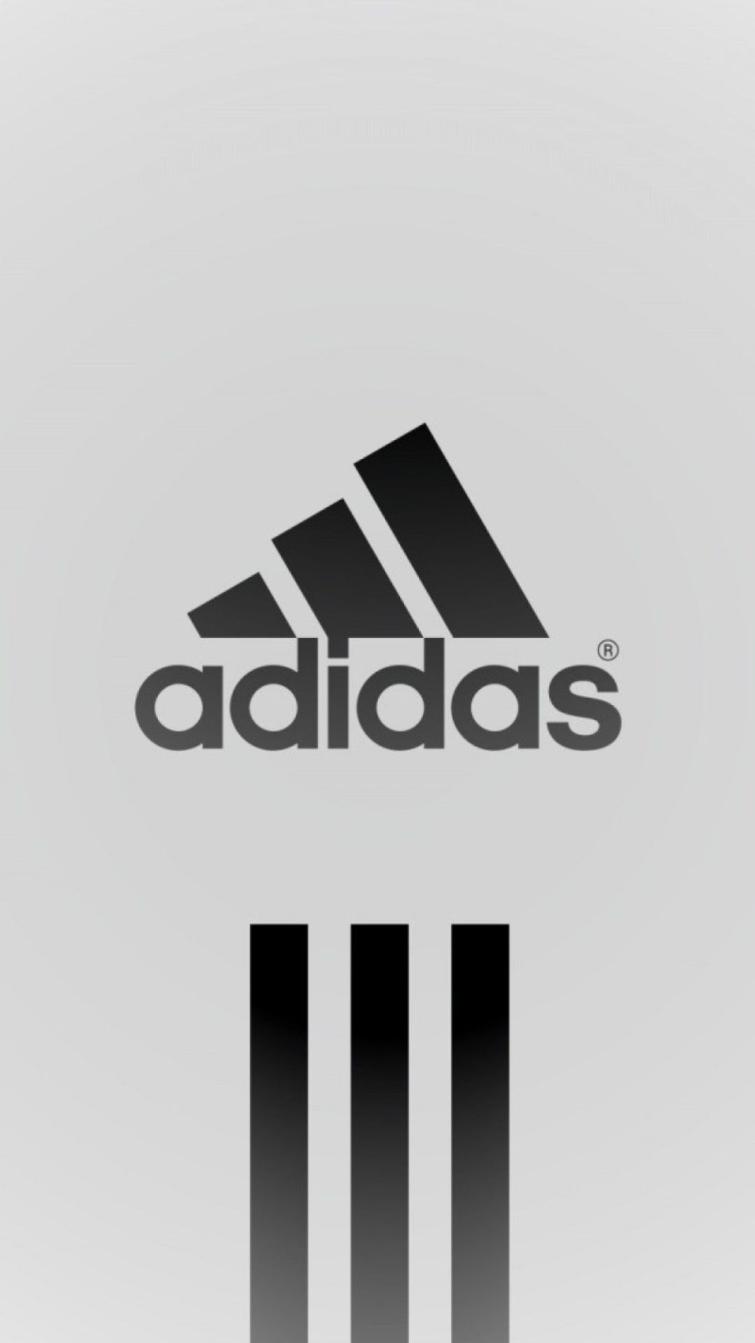 Adidas, Performance-Logo, Drei Streifen, Grau, Minimalistisch, 1080x1920, Handy-Hintergrund