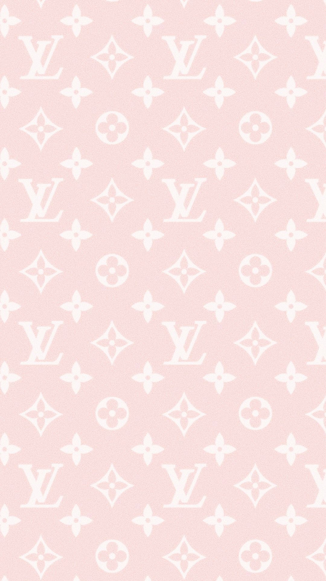Louis Vuitton, Monogramm, Muster, Zartrosa, Pastell, Full HD, Hintergrundbild fürs Handy