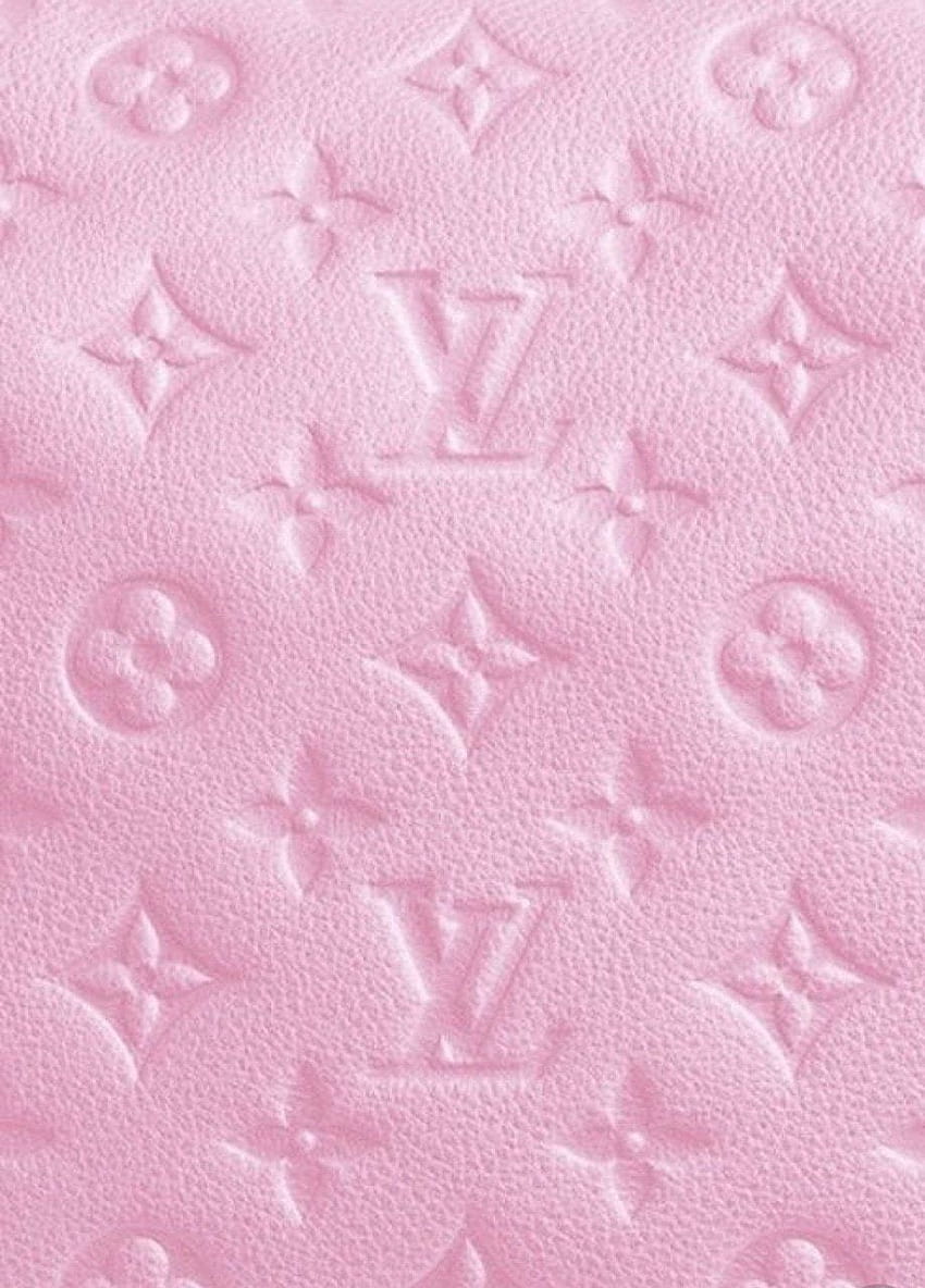 Louis Vuitton, Monogramm, Prägung, Leder, Rosa, HD, Hintergrundbild fürs Tablet