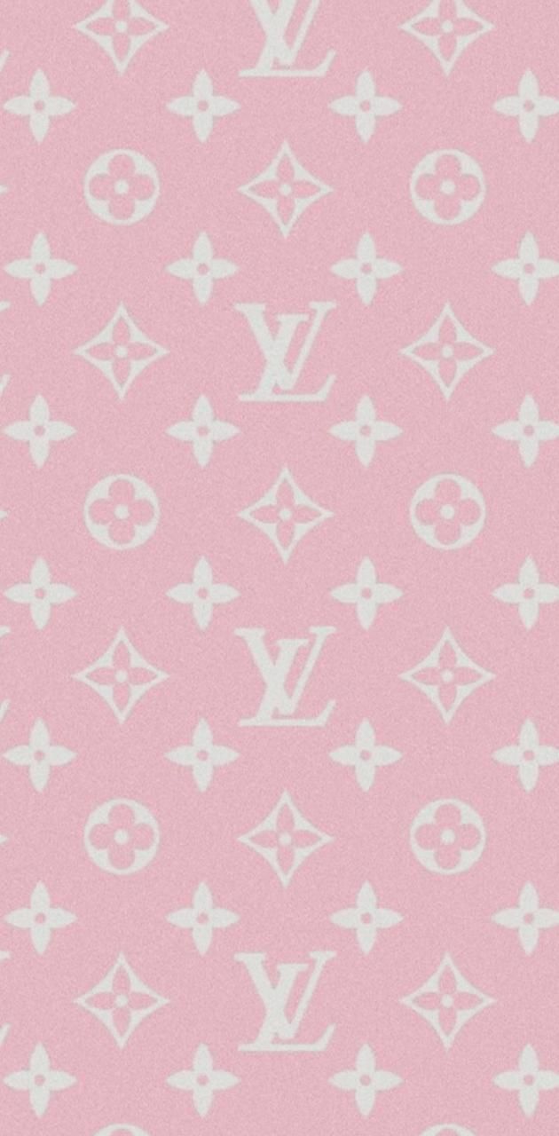 Louis Vuitton, Monogramm, Zartrosa, Pastell, Hintergrundbild für iPhone und Android