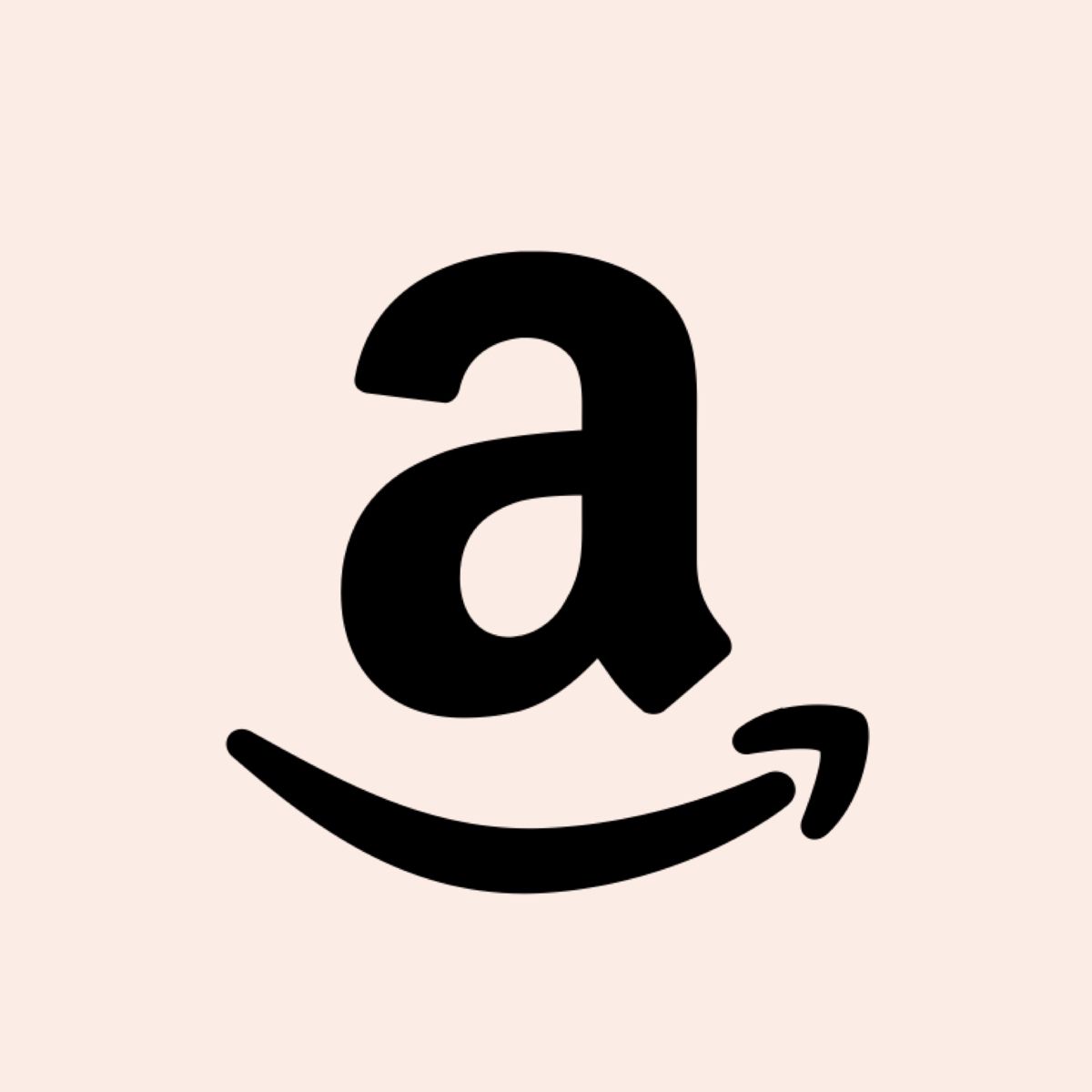 Amazon-Logo, Buchstabe A, Minimalistisch, Beiger Hintergrund, Wallpaper