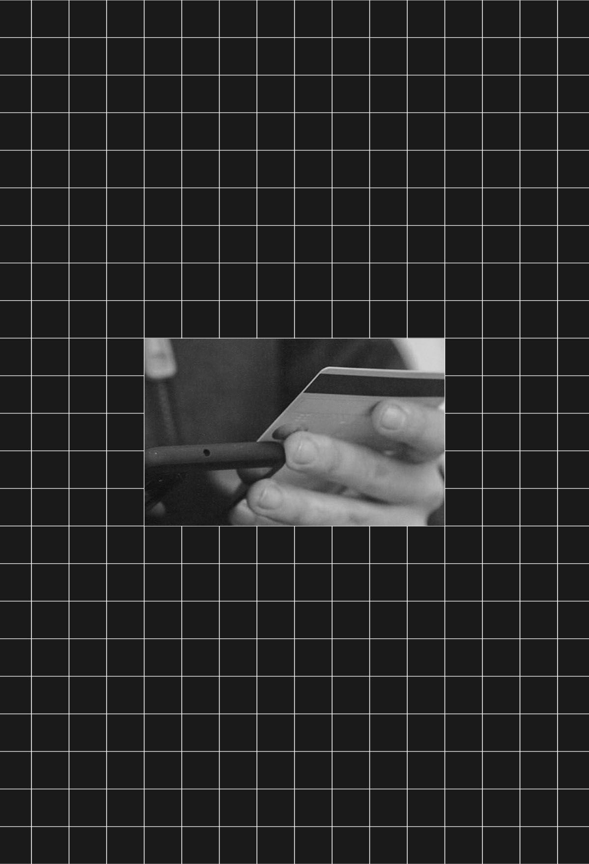 Kreditkarte, Gitter, Schwarzweiß, Minimalismus, Full HD, Hintergrundbild fürs Tablet