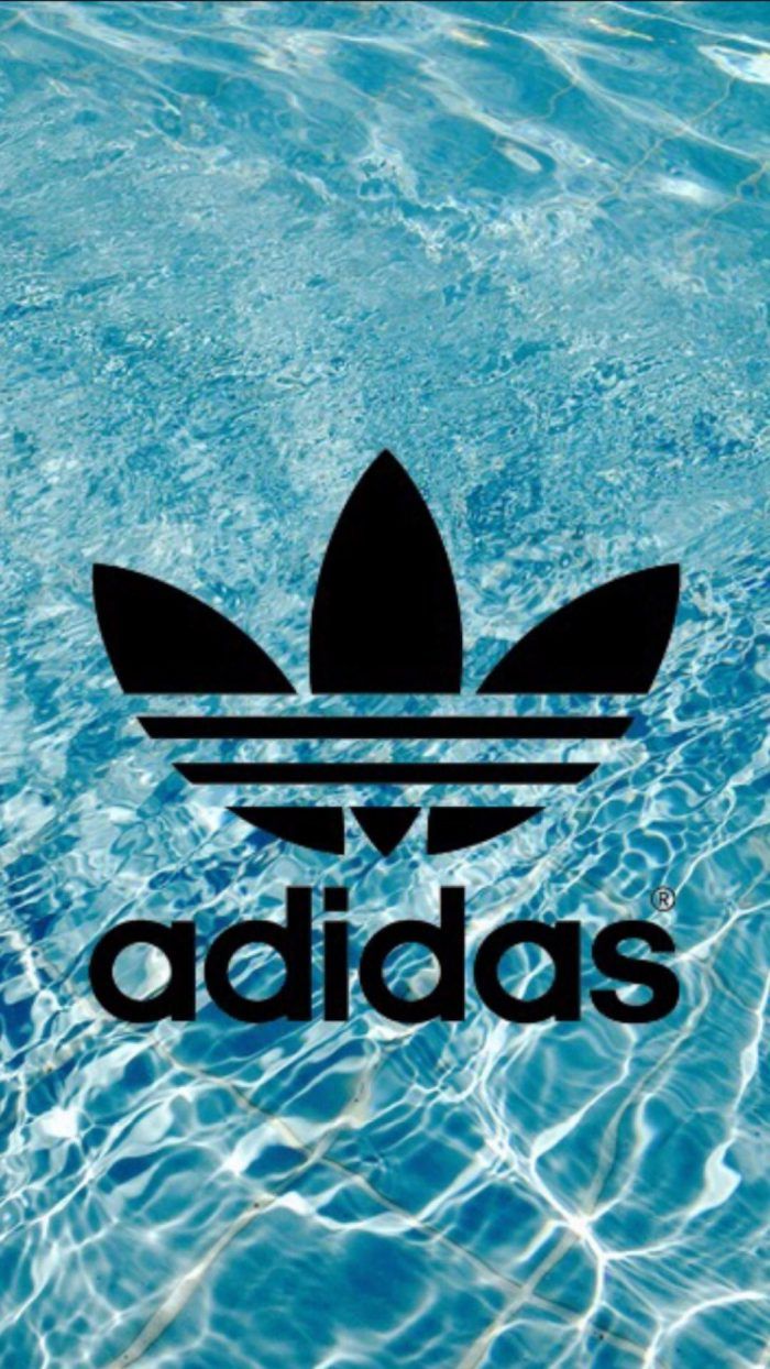 Adidas, Kleeblatt-Logo, Wasser, Schwimmbad, Türkis, Logo, Android-Hintergrundbild