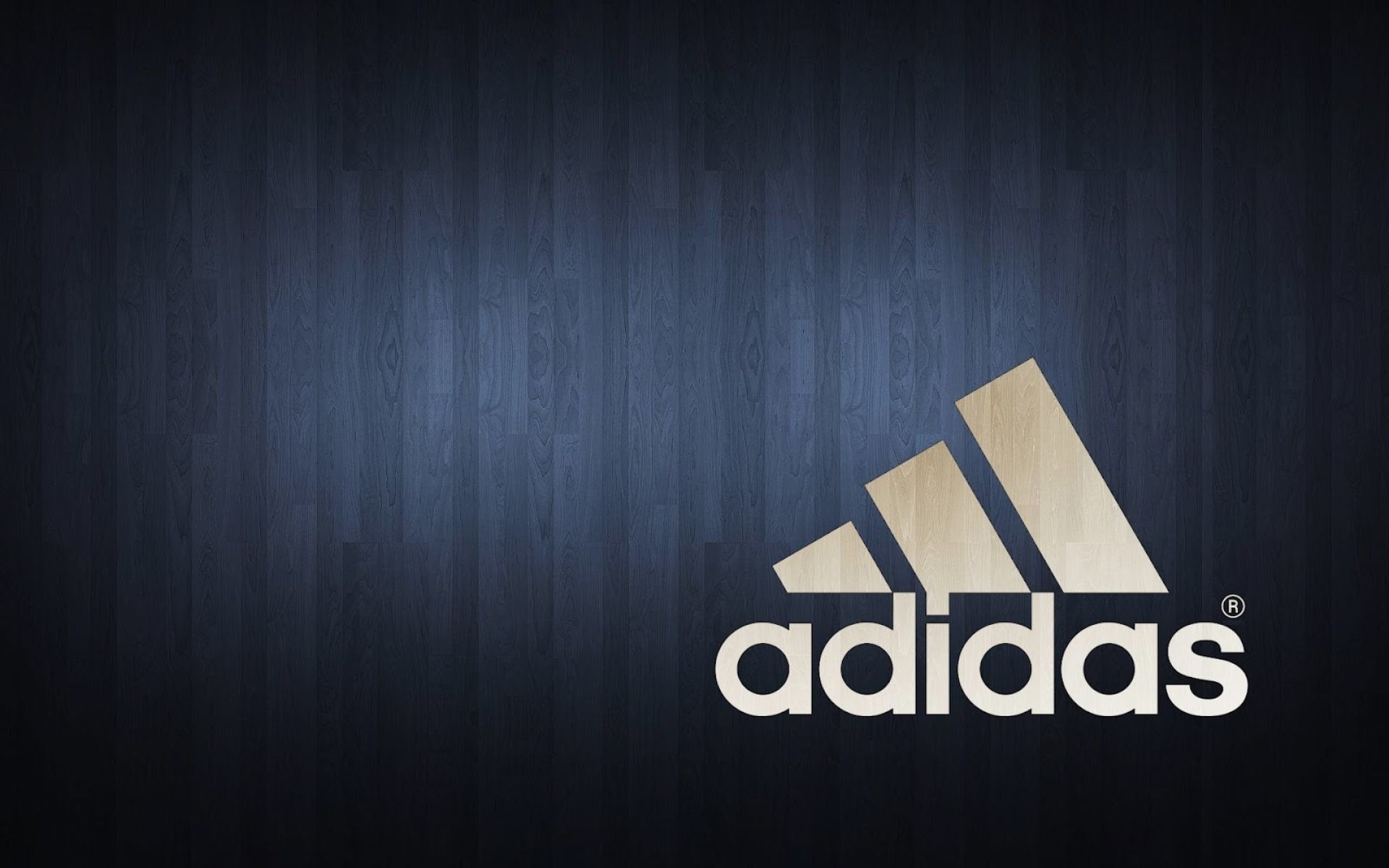 Adidas, Adidas Performance, Holzoptik, Dunkelblau, Logo, Full HD, MacBook-Hintergrundbild