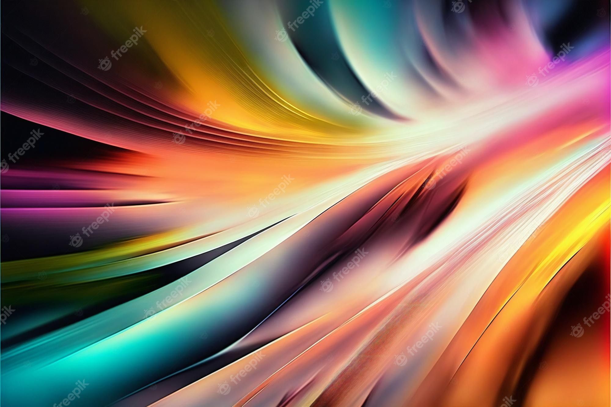 Farbbänder, Wirbel, Pastell, Orange, Abstrakt, Full HD, Desktop-Hintergrund für Windows