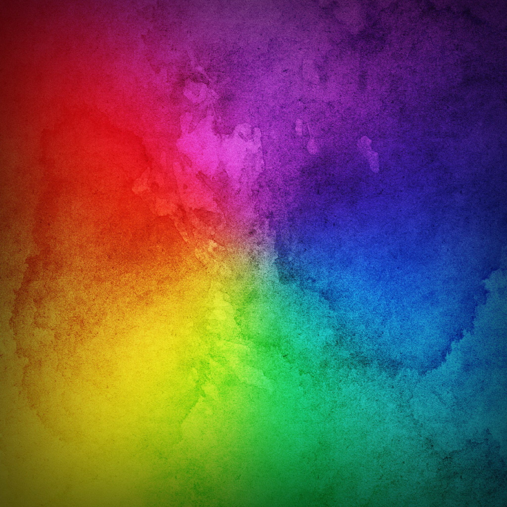 Regenbogenfarben, Textur, Grunge, Farbkreis, Abstrakt, Full HD, iPad-Hintergrundbild
