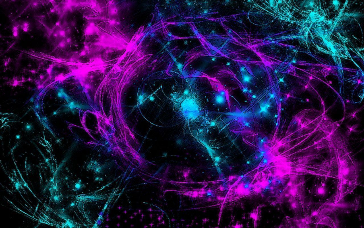 Neonspritzer, Pink, Cyan, Explosion, Abstrakt, 16:10, HD-Hintergrundbild für den Desktop