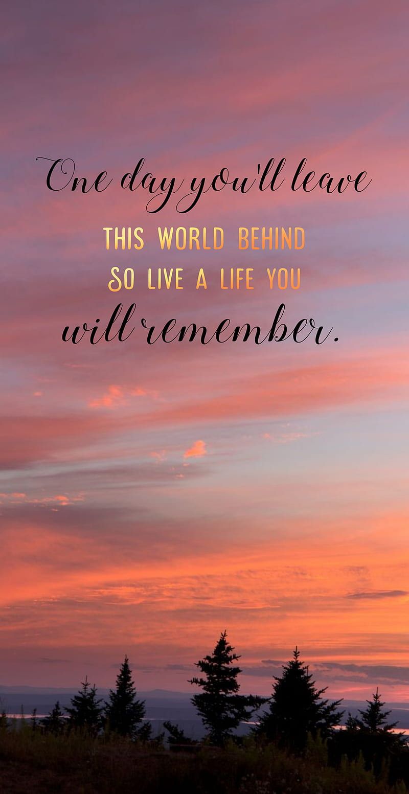 The Nights, Zitat, Sonnenuntergang, Handschrift, Orange Himmel, HD, Handy-Hintergrundbild