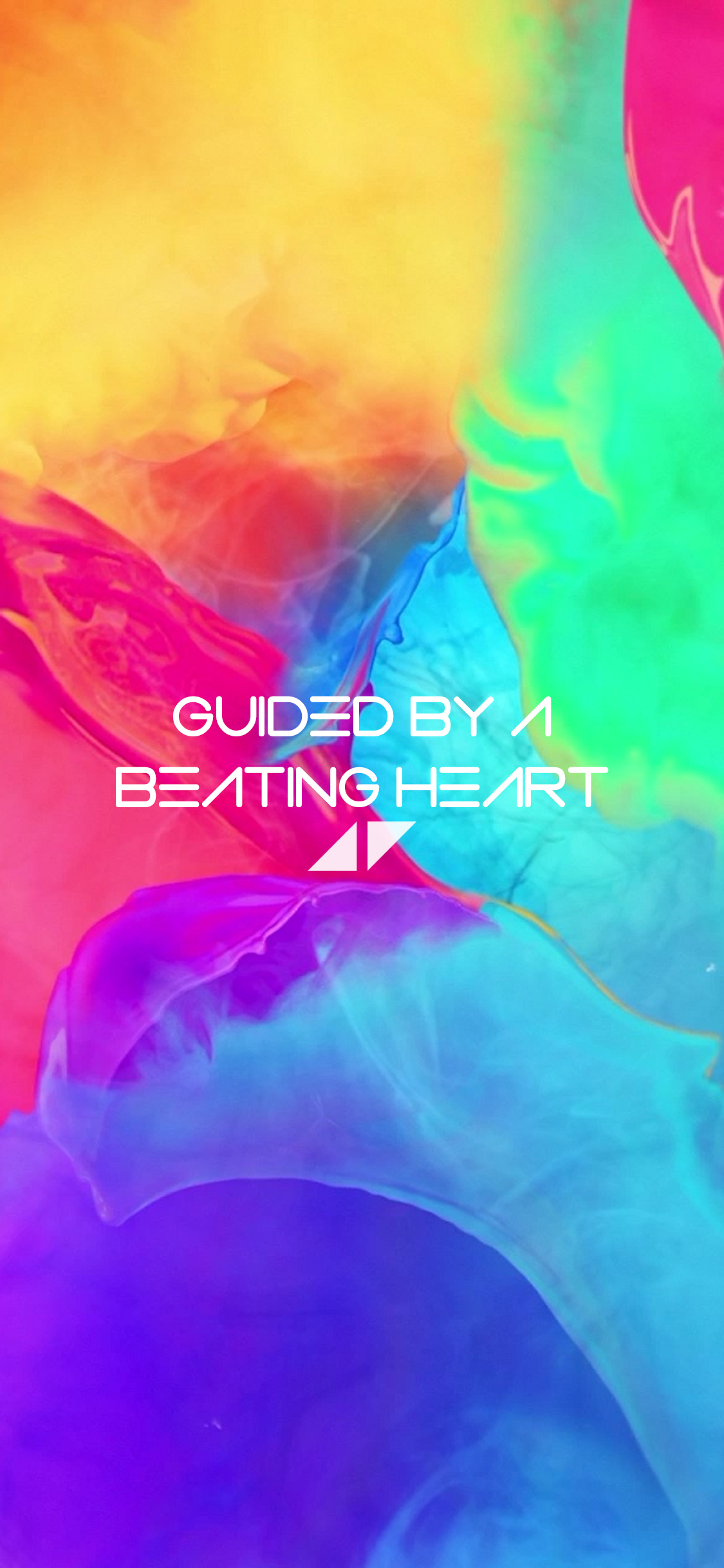 Stories, Avicii, Zitat, Farbwolken, Regenbogenfarben, Full HD, Sperrbildschirm fürs iPhone