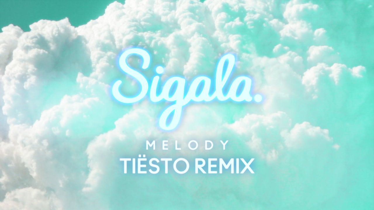 Sigala, Melody, Tiësto Remix, Wolken, Türkis, HD, Desktop-Hintergrund für Windows