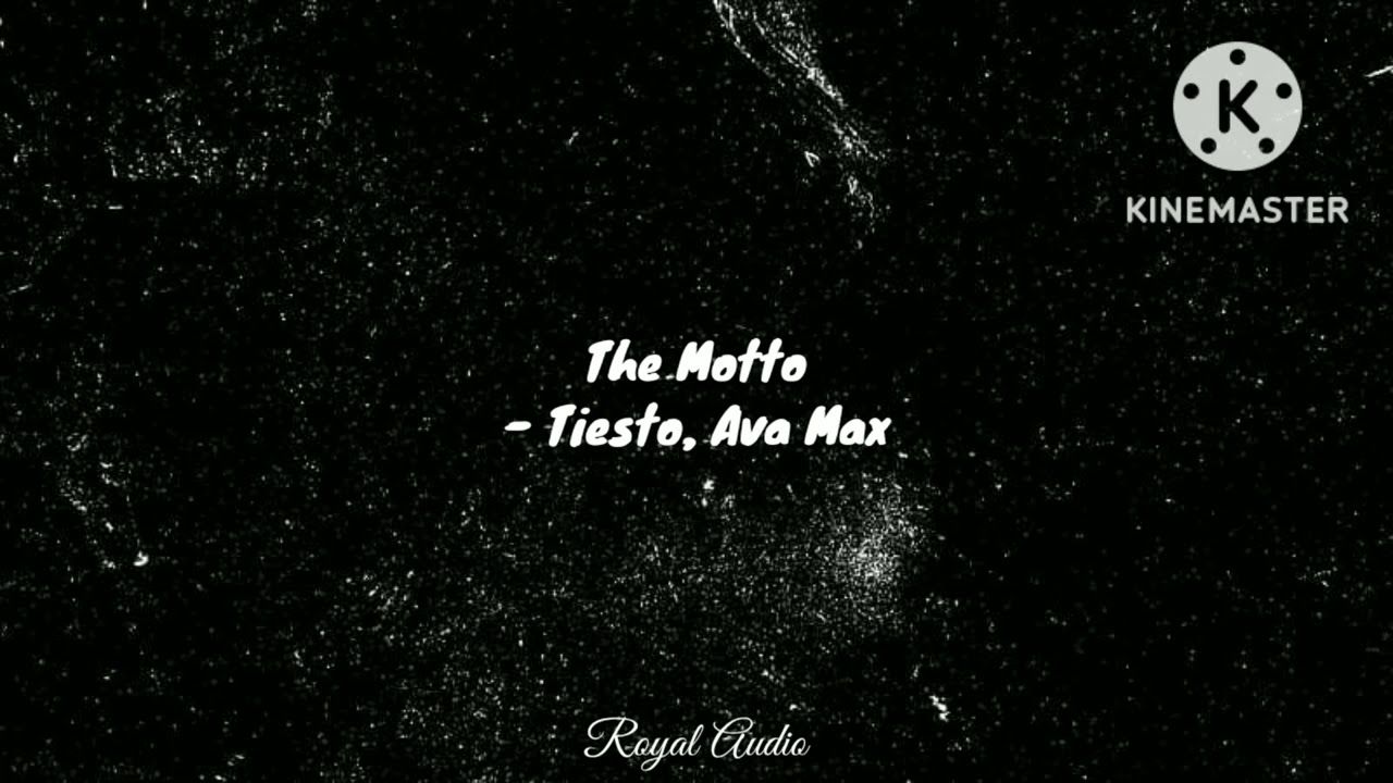 The Motto, Tiësto, Ava Max, Songtext, Schwarzer Hintergrund, HD Wallpaper