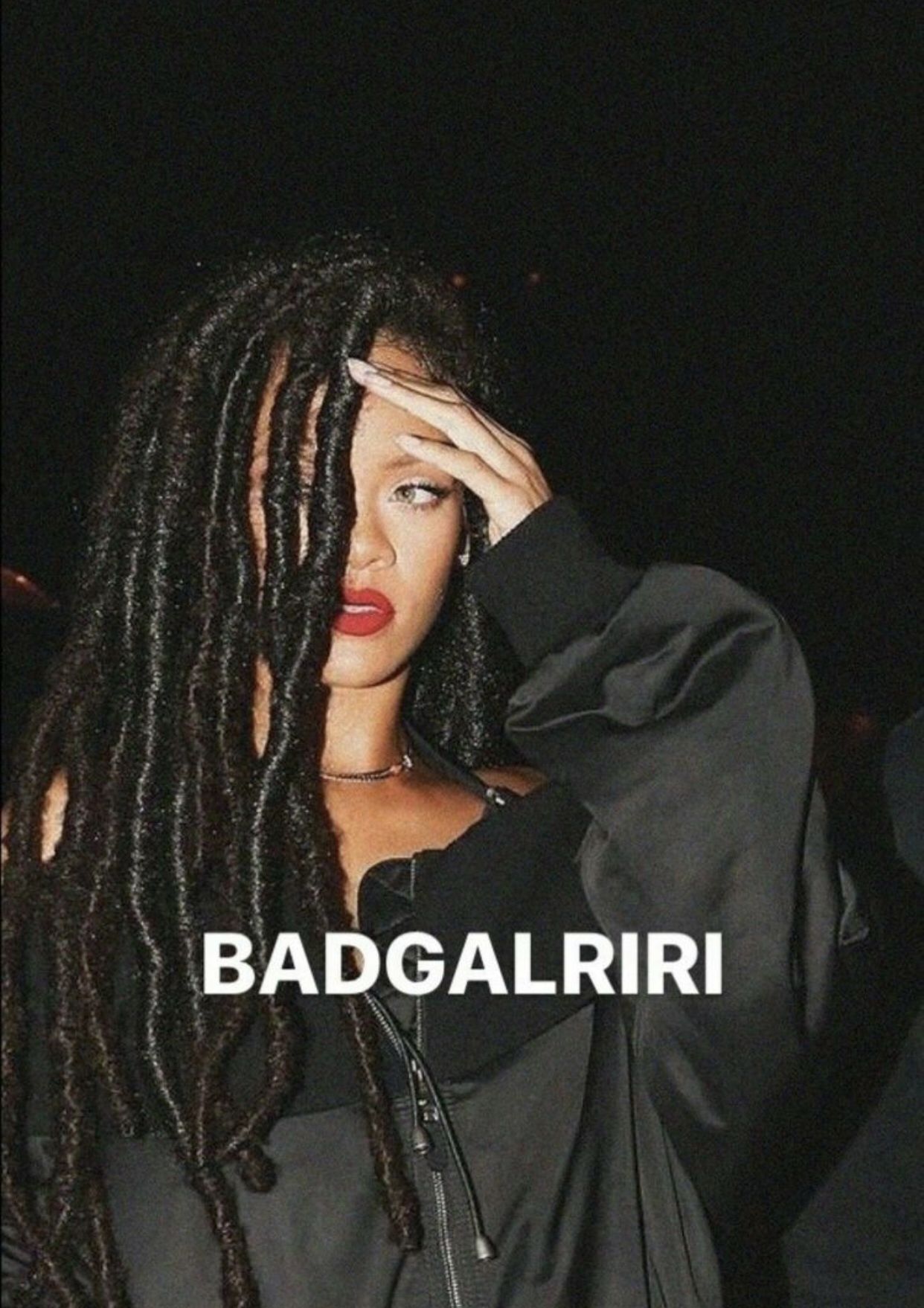 Rihanna, Badgalriri, Dreadlocks, Dunkel, Full HD, Hintergrundbild fürs Tablet