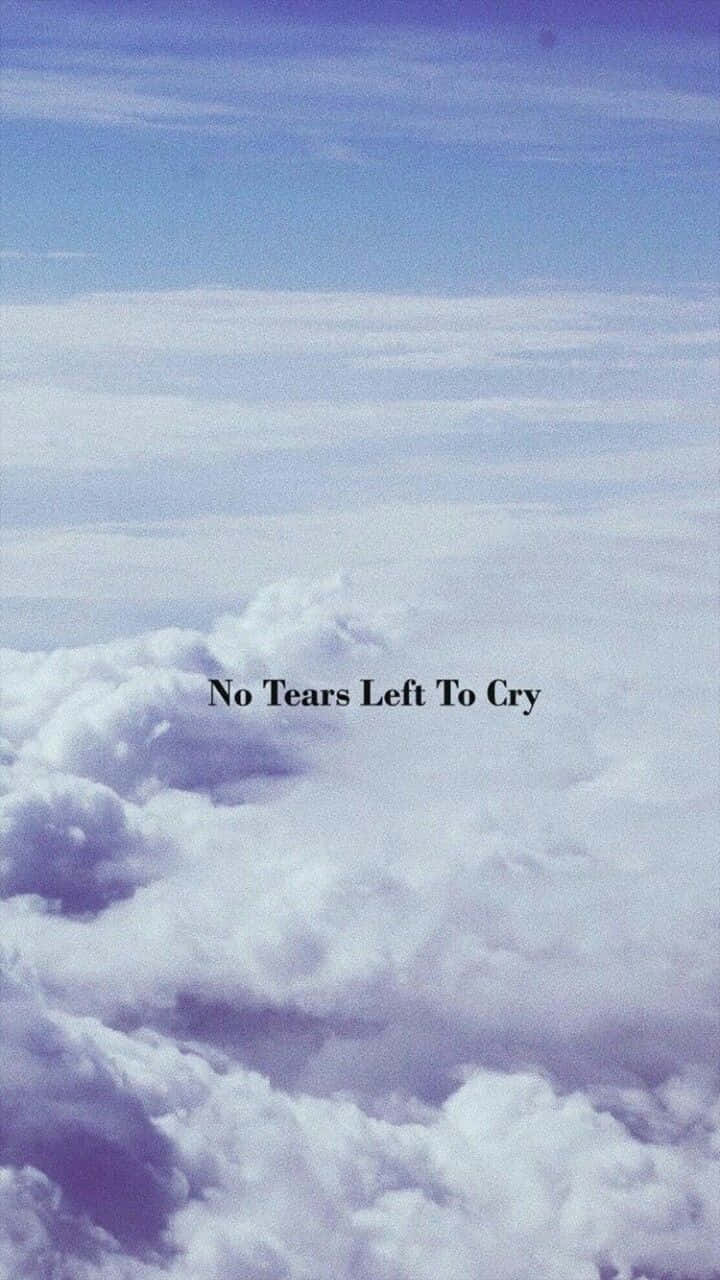 No Tears Left to Cry, Ariana Grande, Wolkenmeer, Himmel, Blau, Hintergrundbild fürs Handy