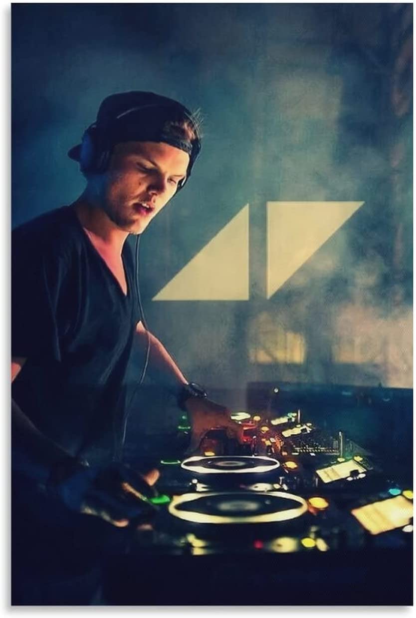 Avicii, DJ, Logo, Rauch, Dunkelblau, HD, iPad-Hintergrundbild