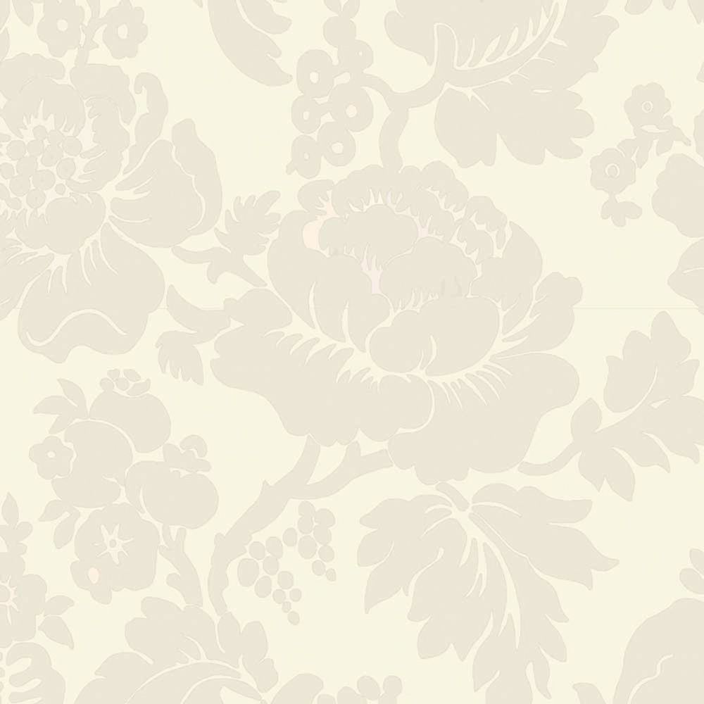 Florale Tapete, Pfingstrosen, Blumenmuster, Elfenbein, Hintergrundbild für iPad und Tablet