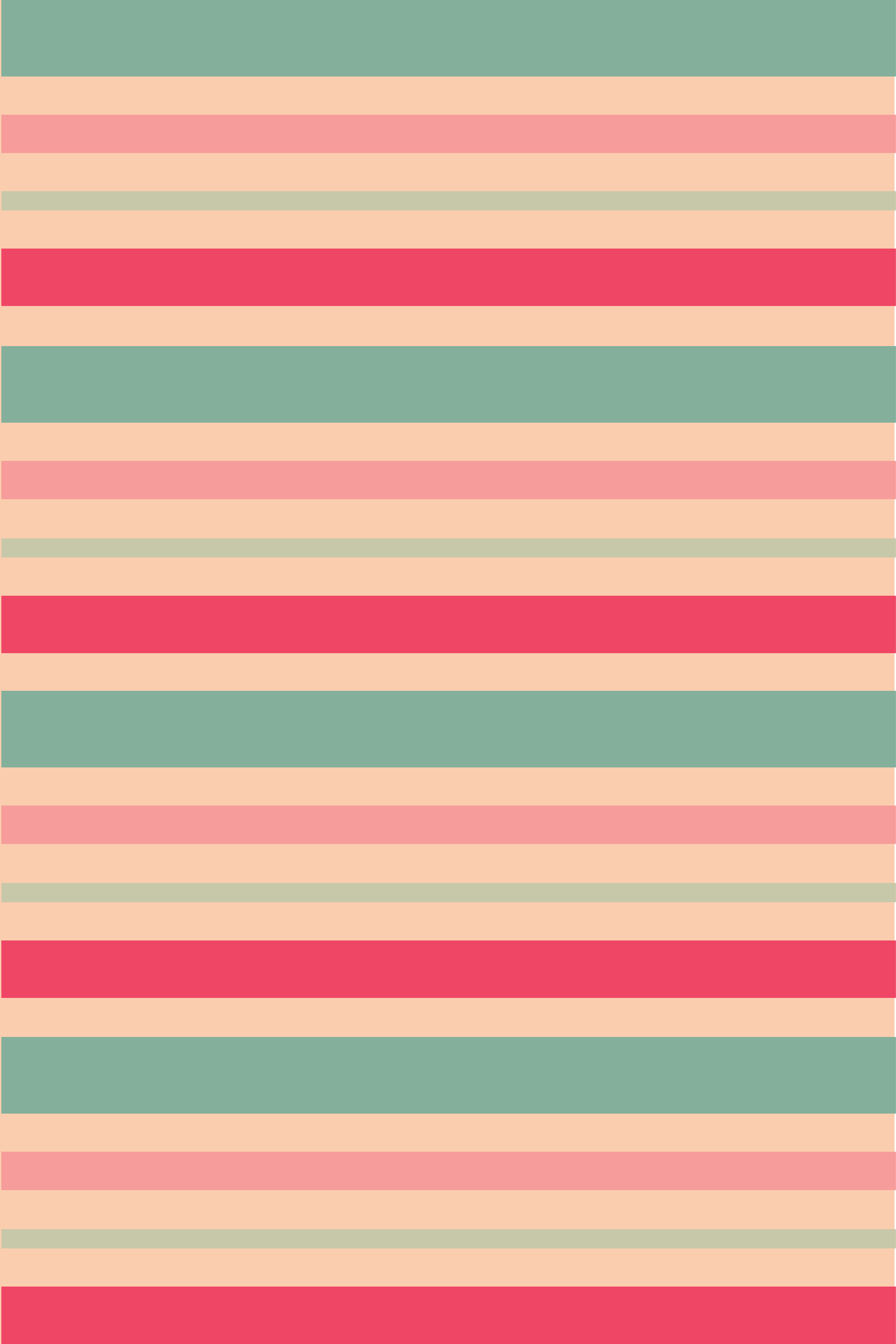 Querstreifen, Mintgrün, Rot, Pfirsich, Bunt, Hintergrundbild für iPad und Tablet