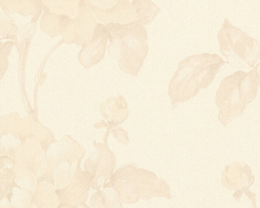 Blumenmuster, Aquarell, Pfirsich, Tapete, Hintergrund