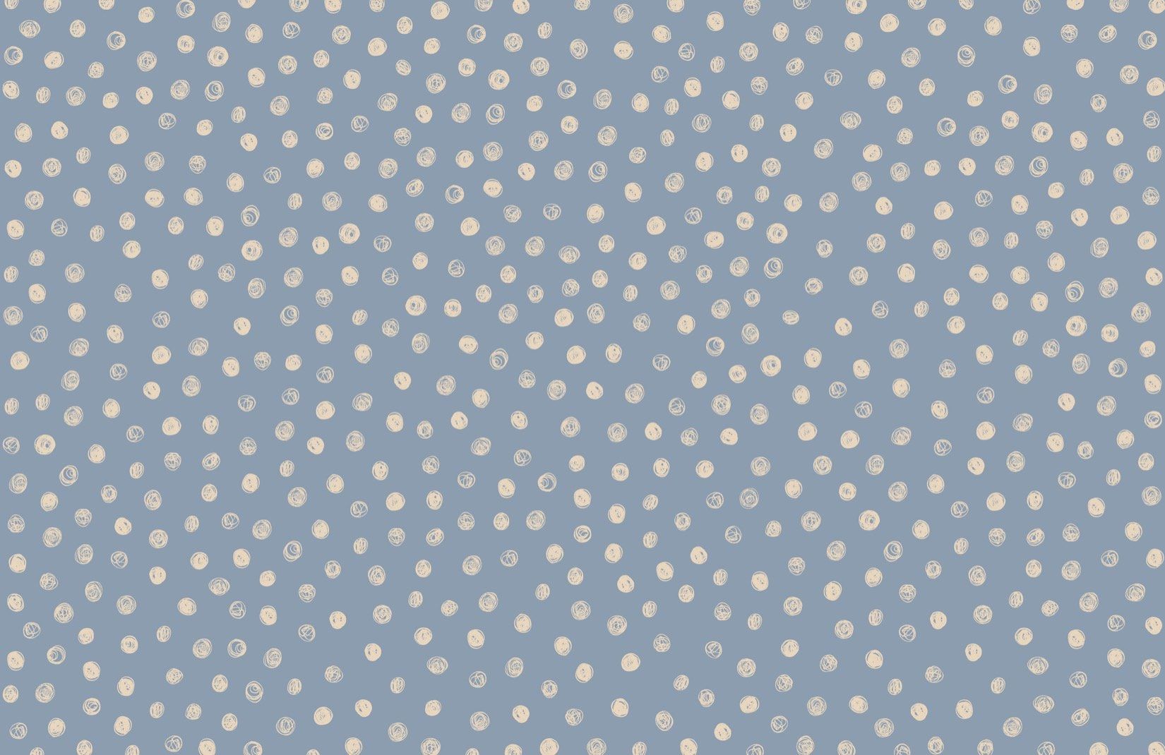 Goldene Punkte, Graublau, Stoffmuster, Kreise, HD, Desktop-Hintergrund für Windows