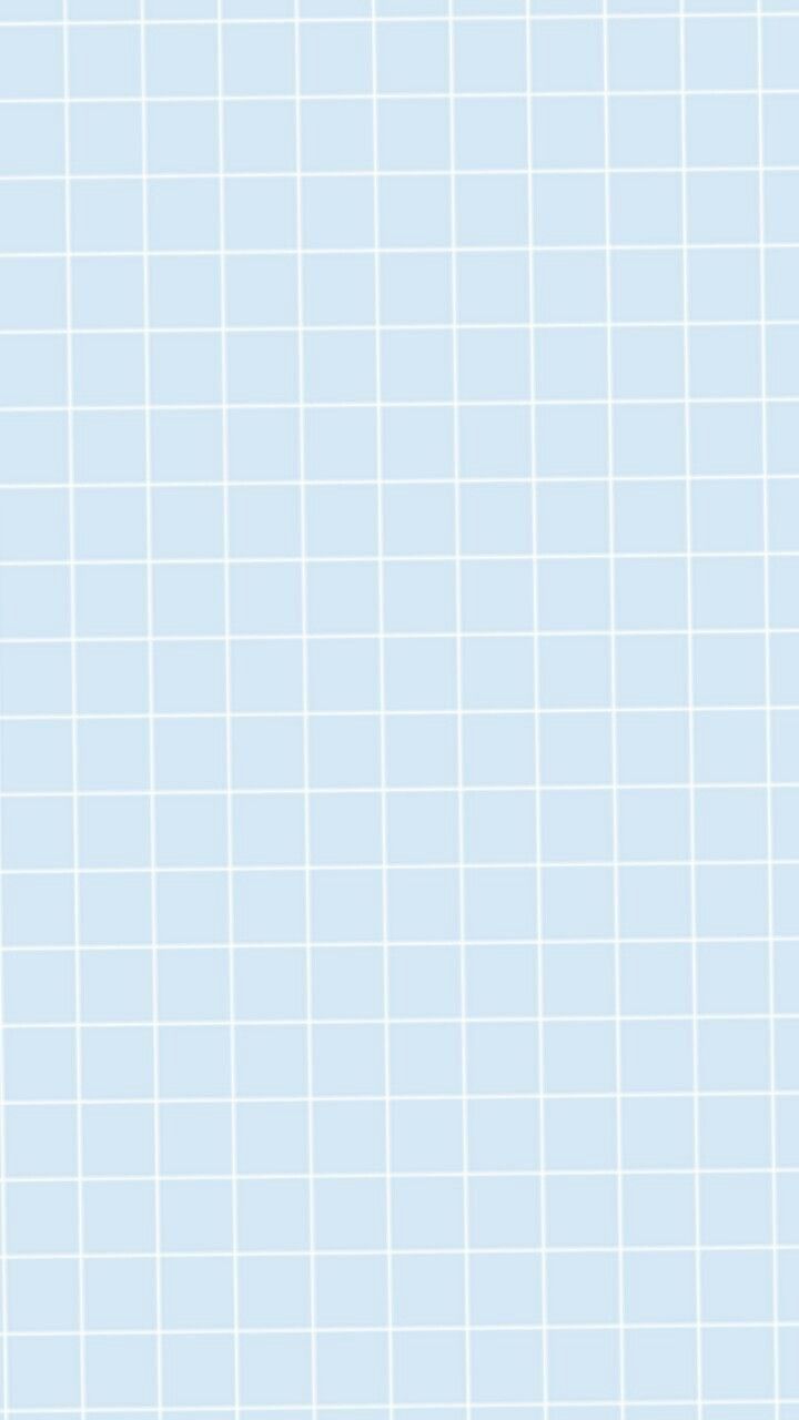 Gittermuster, Hellblau, Weiße Linien, Pastell, Minimalistisch, Hintergrundbild fürs Handy