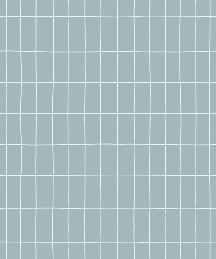 Gittermuster, Graublau, Weiße Linien, Handgezeichnet, Hintergrundbild für iPad und Tablet