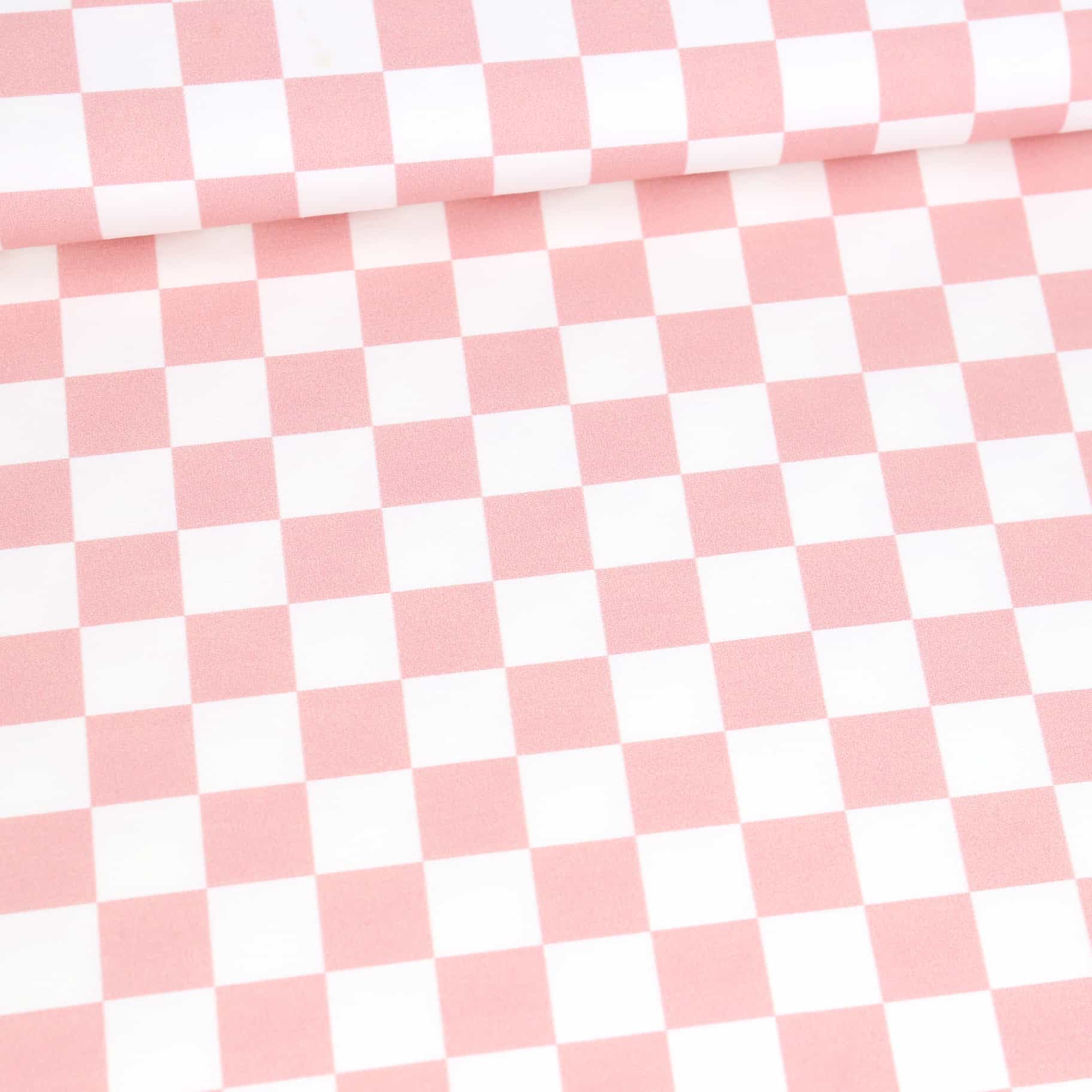 Schachbrettmuster, Rosa-Weiß, Pastell, Stoff, HD, Hintergrundbild fürs Tablet